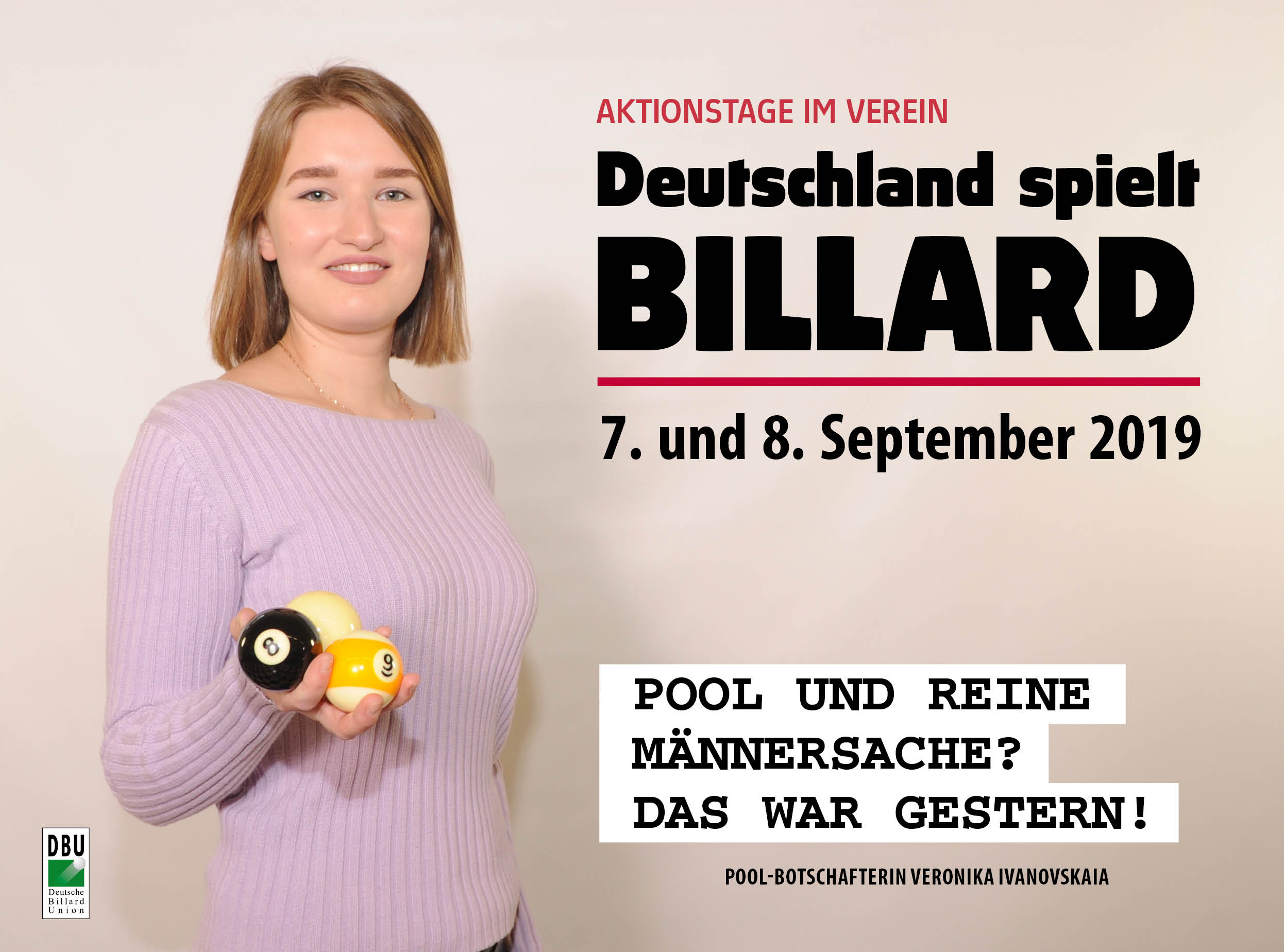 Deutschland spielt Billard 2019